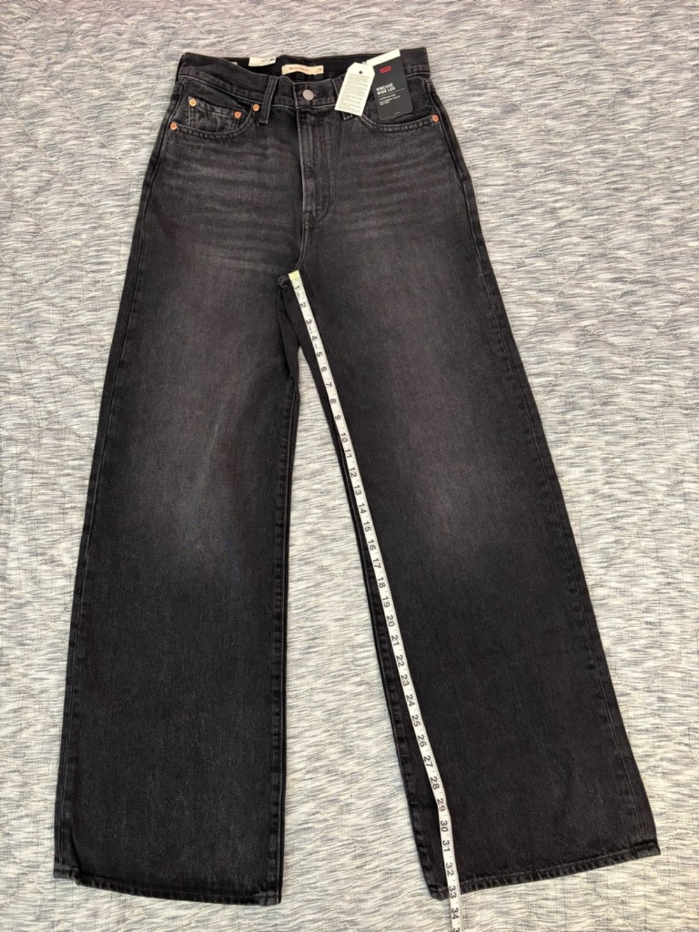 Levis Ribcage Wide Leg Jeans Sz 29 NWT | Levis High Waisted Wide Leg Jeans NEW - - Picture 5 of 9